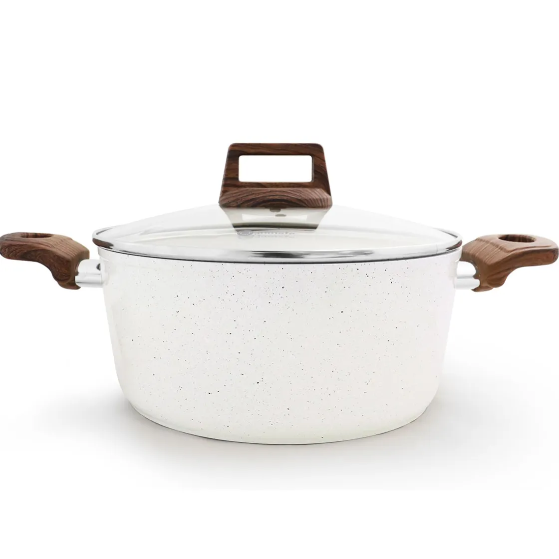 Cazuelas, Sartenes Y Hervidores>Cacerola Stonebright C/Tapa Vidrio 28Cm