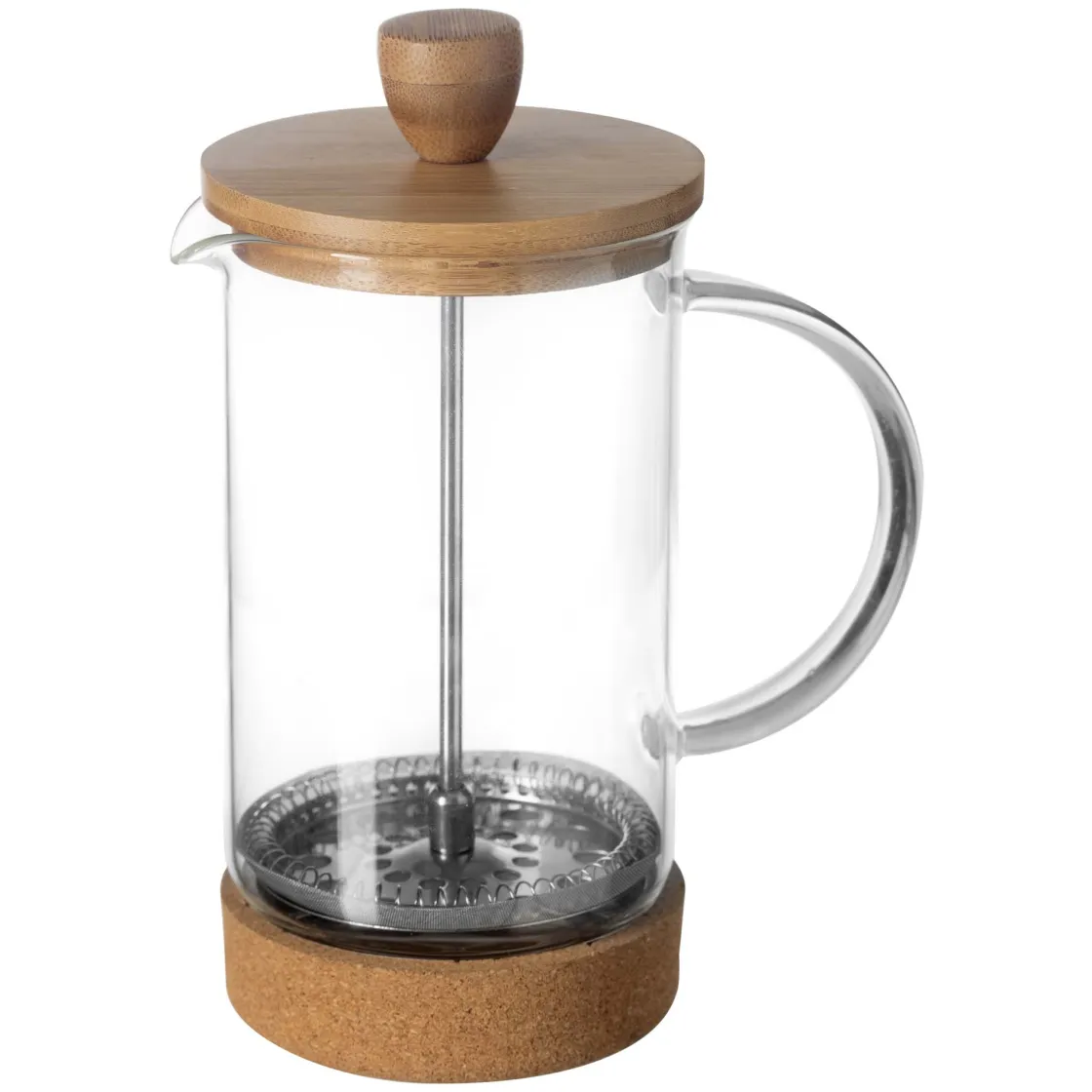 secret d'gourmet Teteras Y Hervidores>Cafetera De Embolo Vidrio/Bambú 60Cl