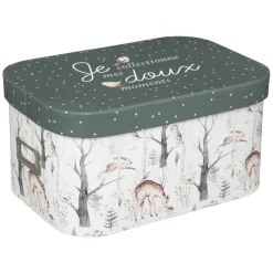 atmosphera4kids Almacenamiento>Caja Almacenaje Forest 32.5x22.8x16.5Cm