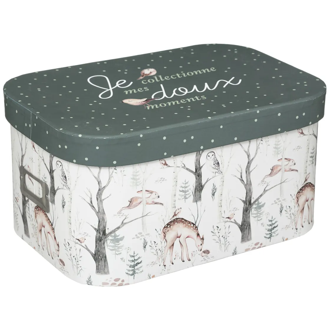 atmosphera4kids Almacenamiento>Caja Almacenaje Forest 32.5x22.8x16.5Cm