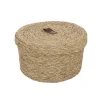 atmosphera Cestas Y Baúles|Estilo Industrial>Caja ARIANNA beige de rafia 23cm
