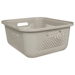 5five Cestas Y Palanganas>Caja de almacenaje AERA beige con tapa 13.9l