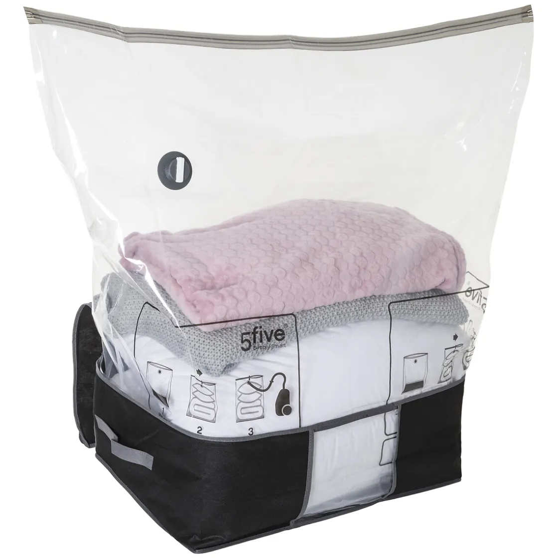 5five Cajas De Almacenamiento Y Organizadores>Caja De Almacenaje Al Vacío P/Textiles