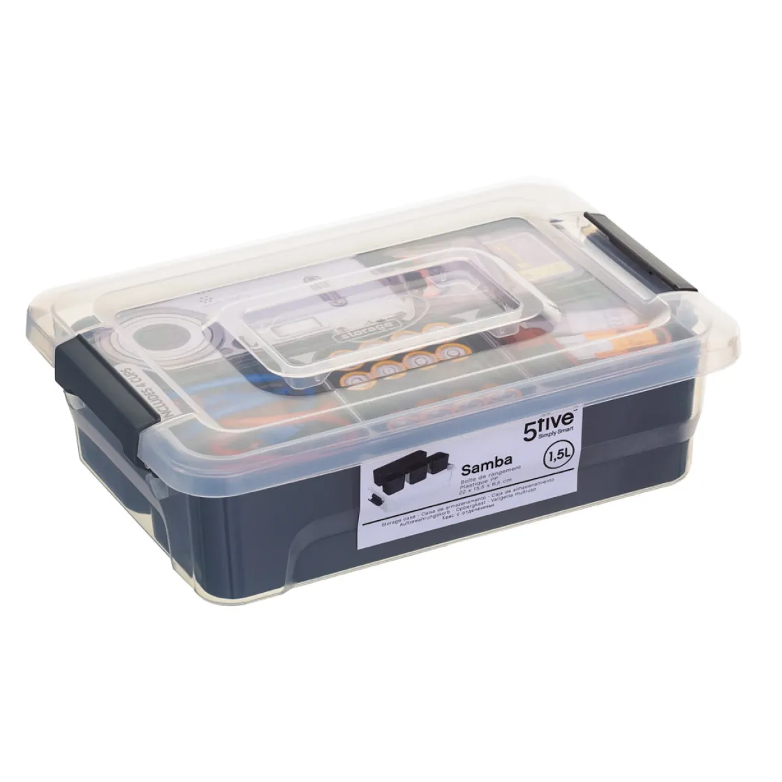 5five Accesorios De Almacenamiento>Caja De Almacenaje C/Compartim. 1.5L