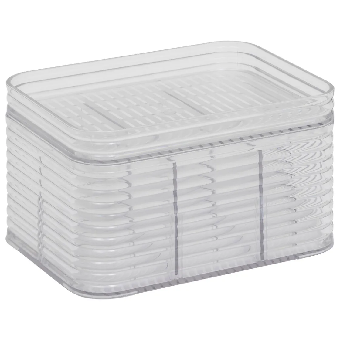 5five Accesorios De Lavabo>Caja de almacenaje con 6 separaciones 9x15.3x11cm