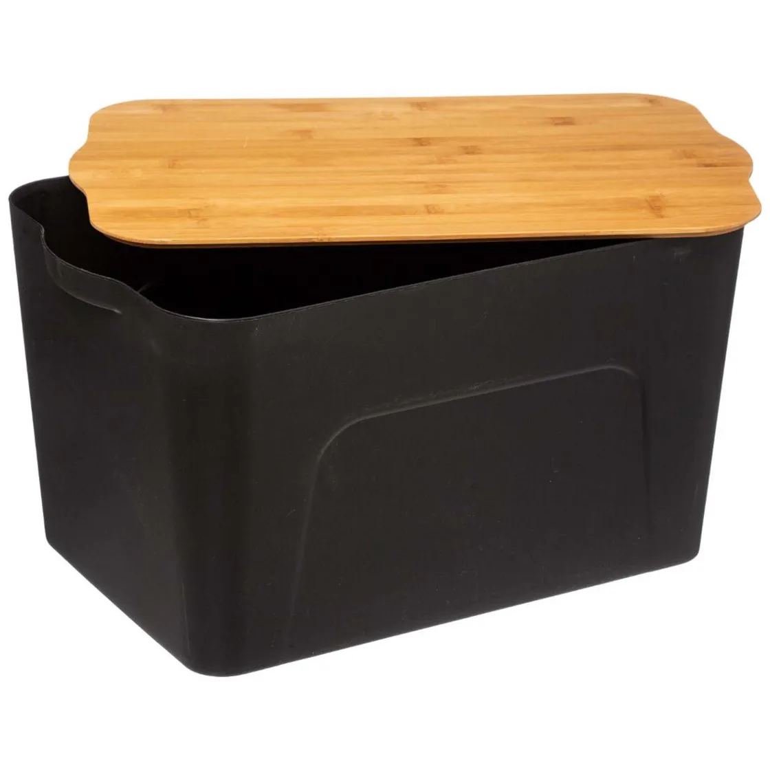 Accesorios De Almacenamiento>Caja De Almacenaje De Bambú Con Tapa 24L