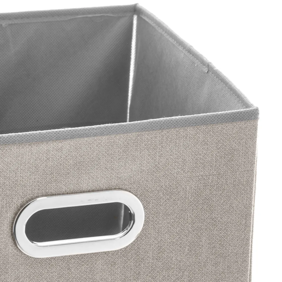 5five Cajas De Almacenamiento Y Organizadores>Caja De Almacenaje De Tnt Beige 31x31Cm