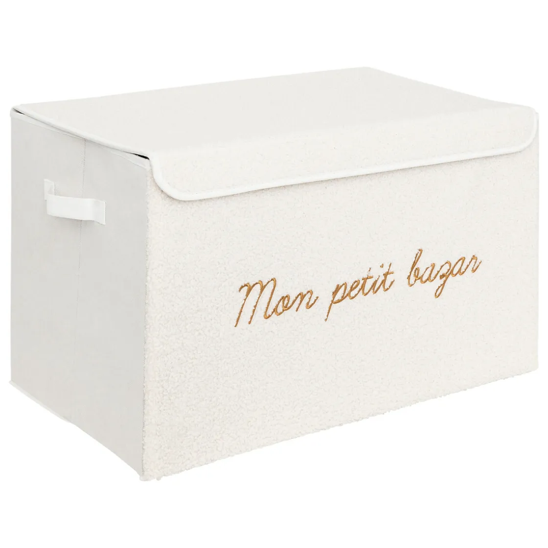 atmosphera4kids Almacenamiento>Caja De Almacenaje Ferme Bouclet Blanca