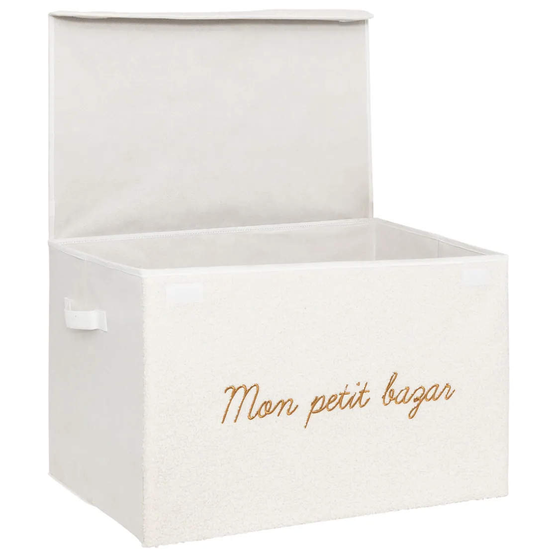atmosphera4kids Almacenamiento>Caja De Almacenaje Ferme Bouclet Blanca