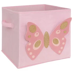 atmosphera4kids Almacenamiento>Caja de almacenaje FORET ENCHANTEE rosa 29cm