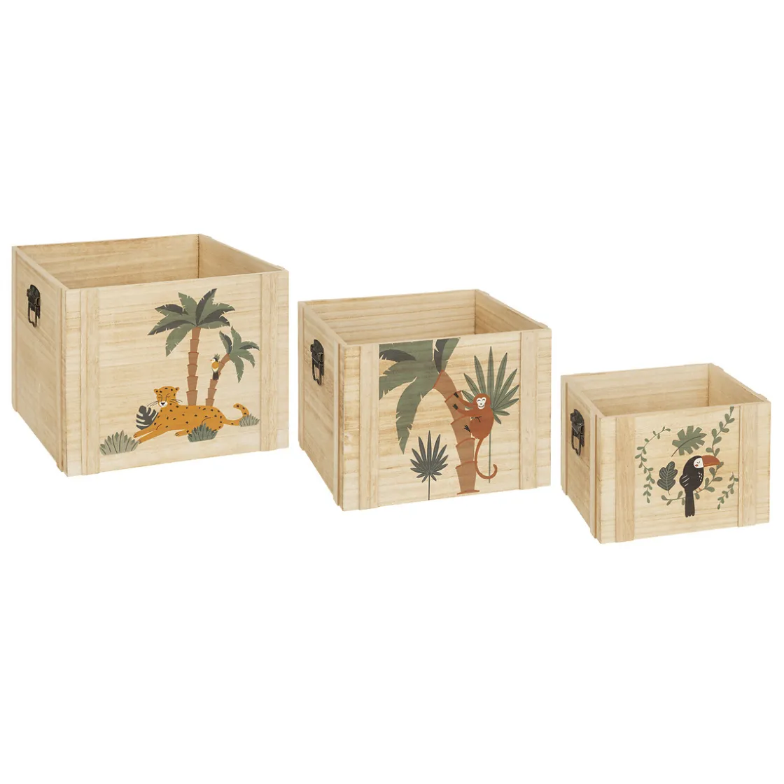 atmosphera4kids Almacenamiento>Caja De Almacenaje Jungle Tamaño 2/3
