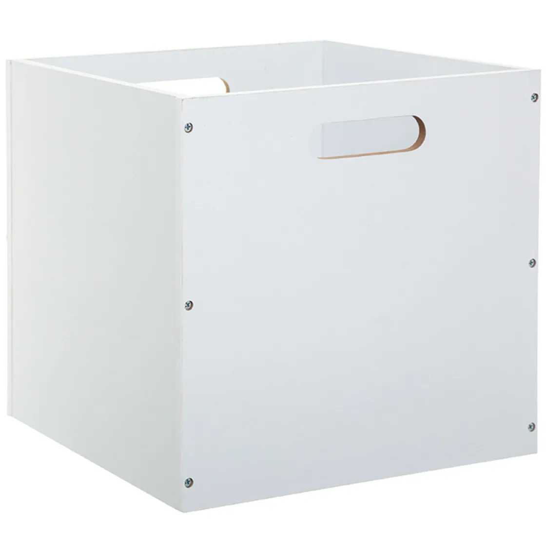 5five Cajas De Almacenamiento Y Organizadores>Caja de almacenaje madera blanca 31x31Cm