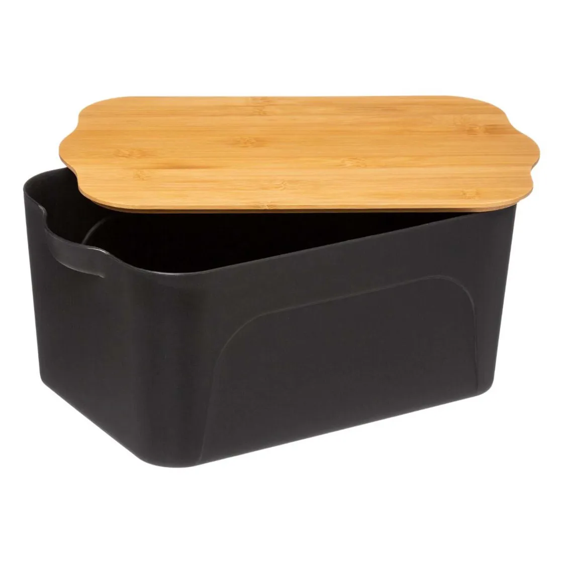 5five Accesorios De Almacenamiento>Caja de almacenaje negar c/tapa de bambú 6.5l