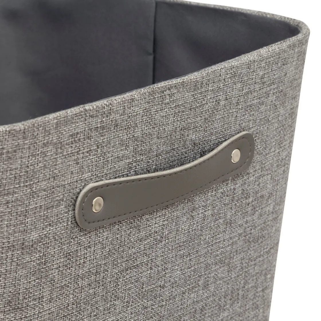 5five Cajas De Almacenamiento Y Organizadores>Caja de almacenaje ROUNDY gris 31x31cm