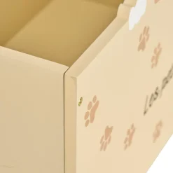 atmosphera4kids Almacenamiento>Caja de almacenaje SCOTT beige con ruedas