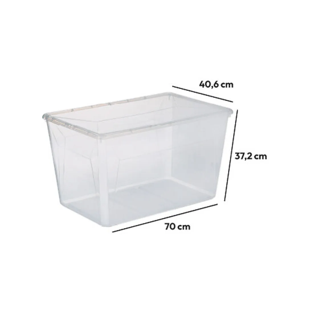 Caja Múltiple>Caja De Almacenaje Simply 80L