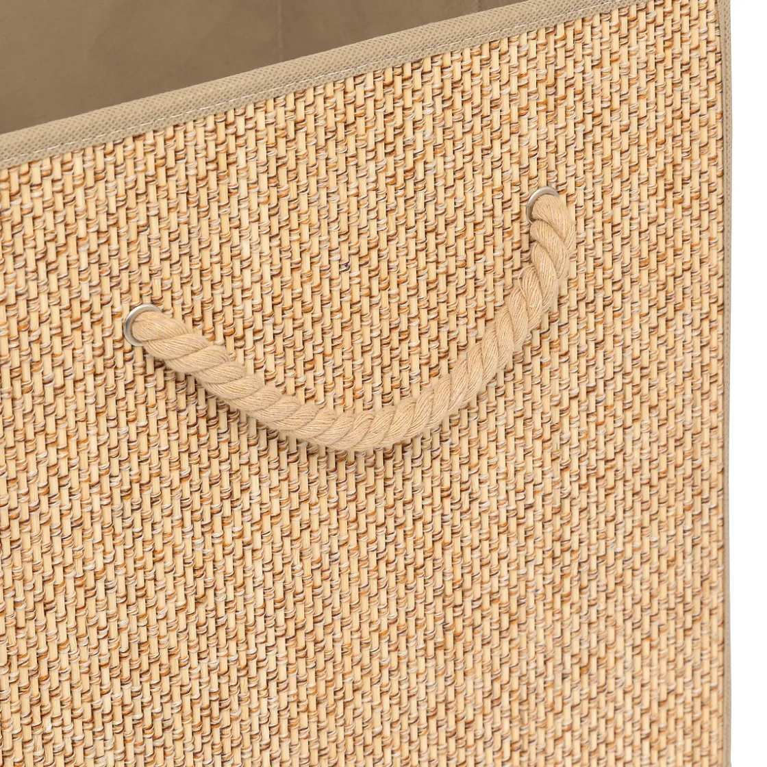 5five Cajas De Almacenamiento Y Organizadores>Caja de almacenaje STEMY beige 31x31cm