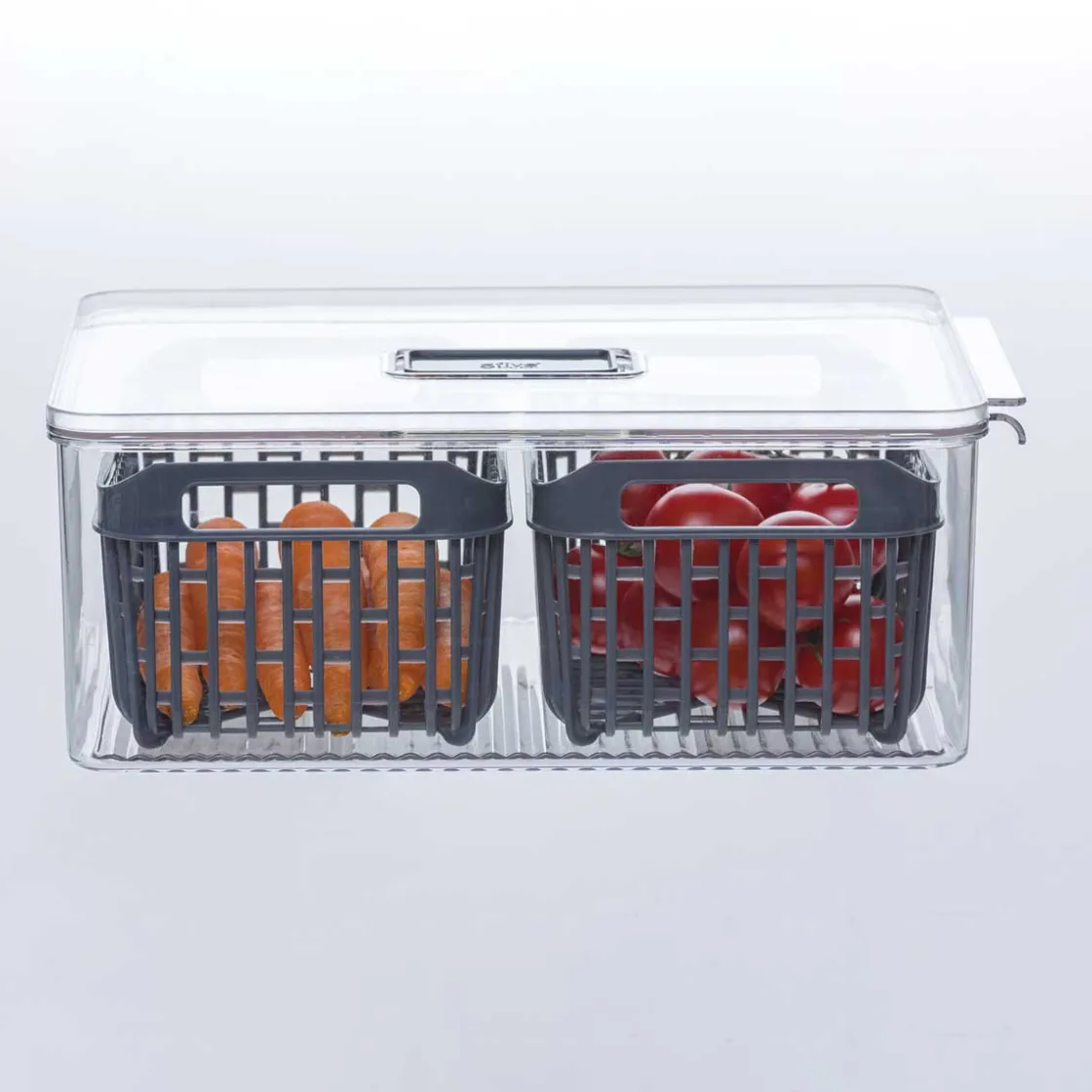 5five Cajas Y Frascos>Caja de almacenamiento apilable 22.5x12x32.5Cm