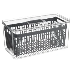 Cajas Y Frascos>Caja de almacenamiento apilable 16.4x15x32.5cm