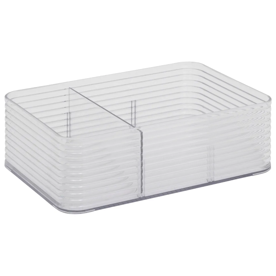 5five Accesorios De Lavabo>Caja de almacenje con 3 separaciones gris