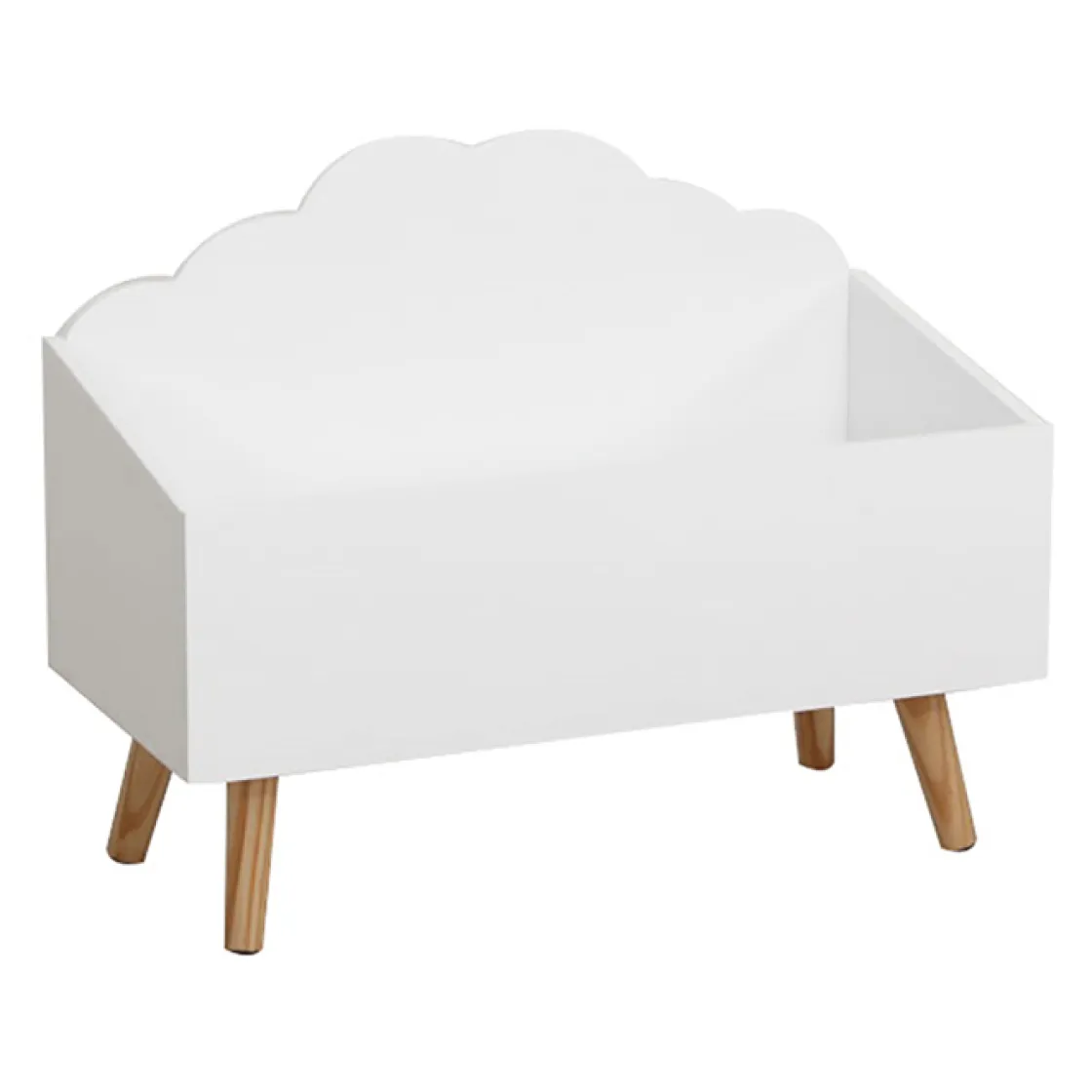 atmosphera4kids Montessori>Caja De Juguetes De Mdf Nube 58x45x28Cm