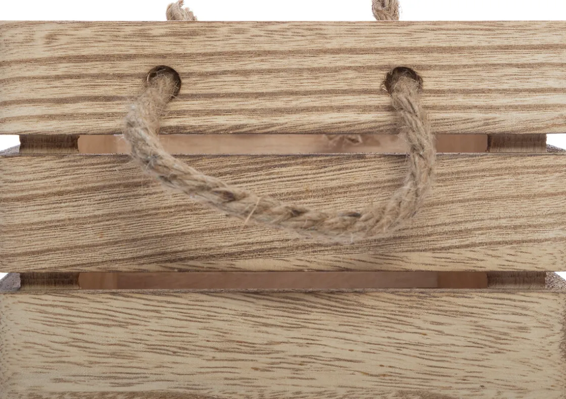 atmosphera Accesorios|Estilo Rústico>Caja De Madera Tam. 2/3 29.1x21.1x13Cm