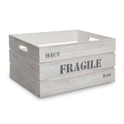 atmosphera Accesorios|Estilo Rústico>Caja De Madera 34x24x18Cm