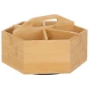 5five Cajas Y Frascos>Caja de té giratoria con 6 compartimentos