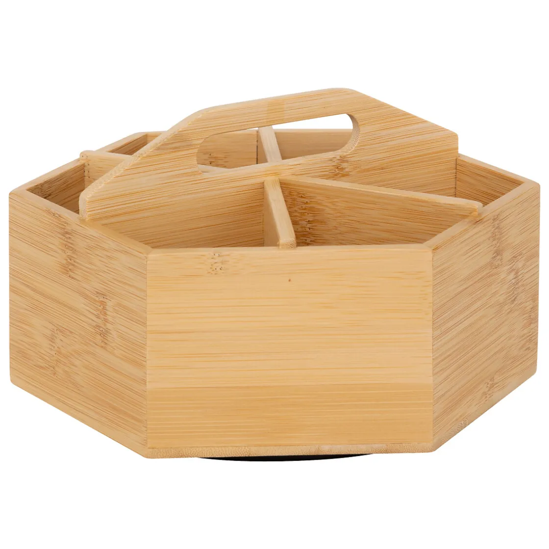 5five Cajas Y Frascos>Caja de té giratoria con 6 compartimentos