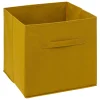 5five Cajas De Almacenamiento Y Organizadores>Caja De Tnt Mostaza 31x31Cm