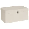 atmosphera Accesorios>Caja decorativa CARLIE blanca 26x34x54cm