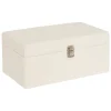atmosphera Accesorios>Caja decorativa CARLIE blanca 18x24x42cm