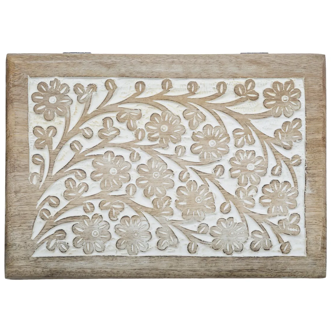 atmosphera Accesorios|Estilo Étnico>Caja Decorativa Tamaño 2/2 25x17.5x7.5Cm