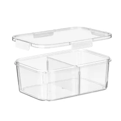 Tapas Y Cubiertas>Caja hermética con separador 2L