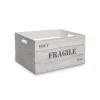 atmosphera Accesorios|Estilo Rústico>Caja Madera Fragile Tam. 1/6 25x15x12Cm