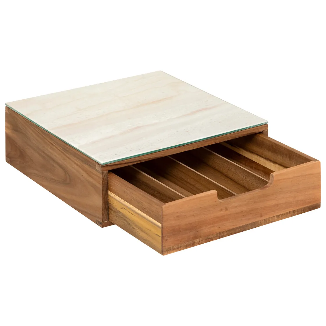 5five Cajas Y Frascos>Caja para cápsulas de café de madera de acacia