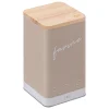 5five Cajas Y Frascos>Caja Para Harina Metálica Beige