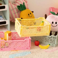 atmosphera4kids Almacenamiento>Caja plegable amarilla 30x20x11cm