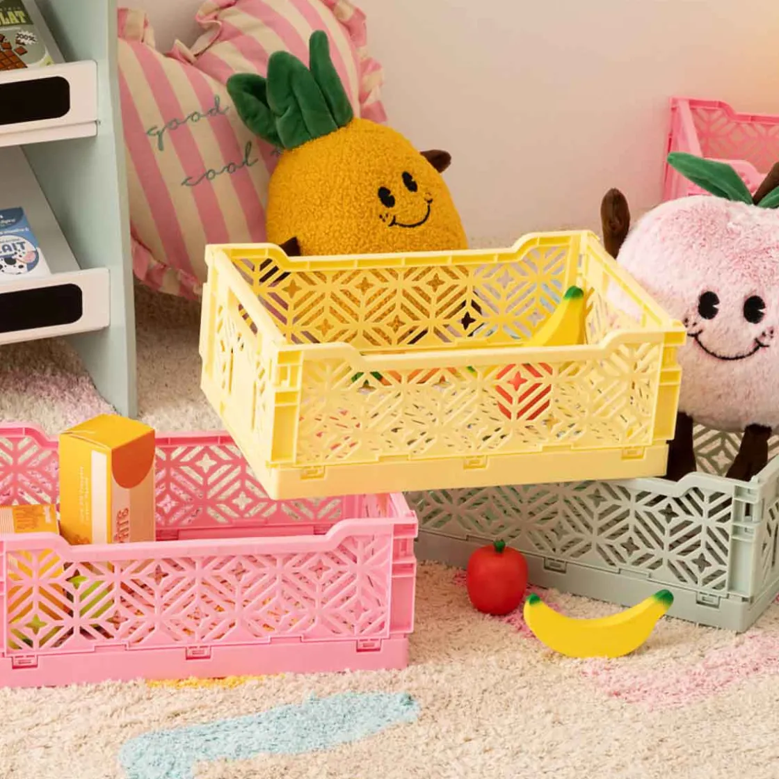 atmosphera4kids Almacenamiento>Caja plegable amarilla 30x20x11cm