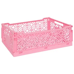 atmosphera4kids Almacenamiento>Caja plegable rosa 40x30x15cm
