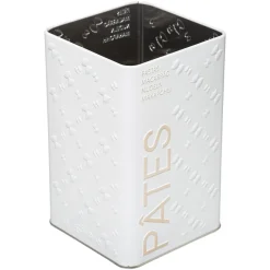 Cajas Y Frascos>Caja P/Pasta Scandi Metálica 10x10x18Cm