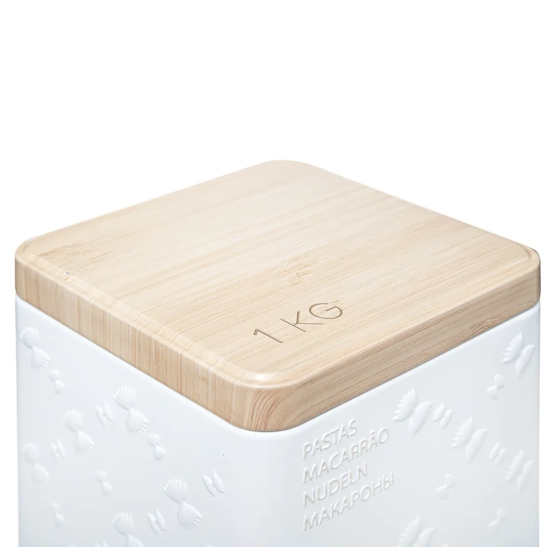 Cajas Y Frascos>Caja P/Pasta Scandi Metálica 10x10x18Cm