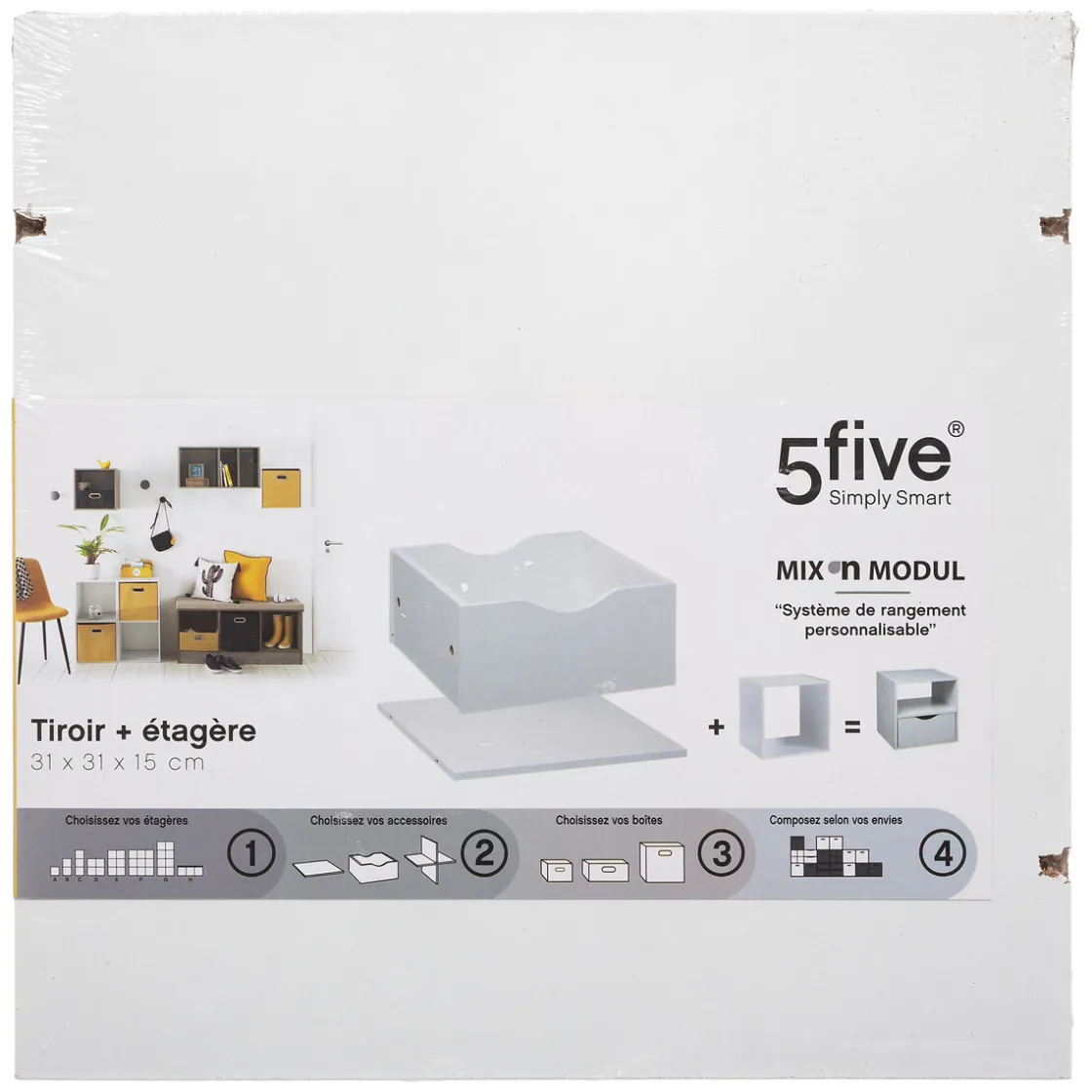 5five Módulo De Mezcla>Cajón+Estante Mixmodul 31x31x16Cm