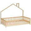 atmosphera4kids Mobiliario|Montessori>Cama MONTESSORI casa natural 90x190cm