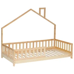 atmosphera4kids Mobiliario|Montessori>Cama MONTESSORI casa natural 90x190cm