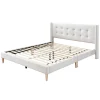 Camas>Cama Pearl Bege 174x210cm