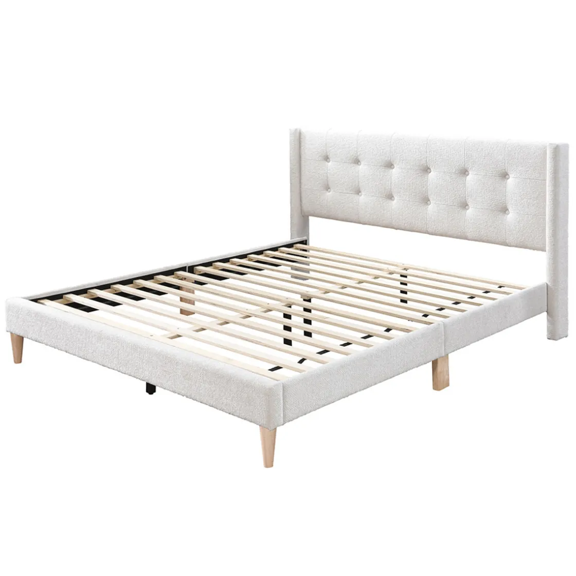 Camas>Cama Pearl Bege 174x210cm