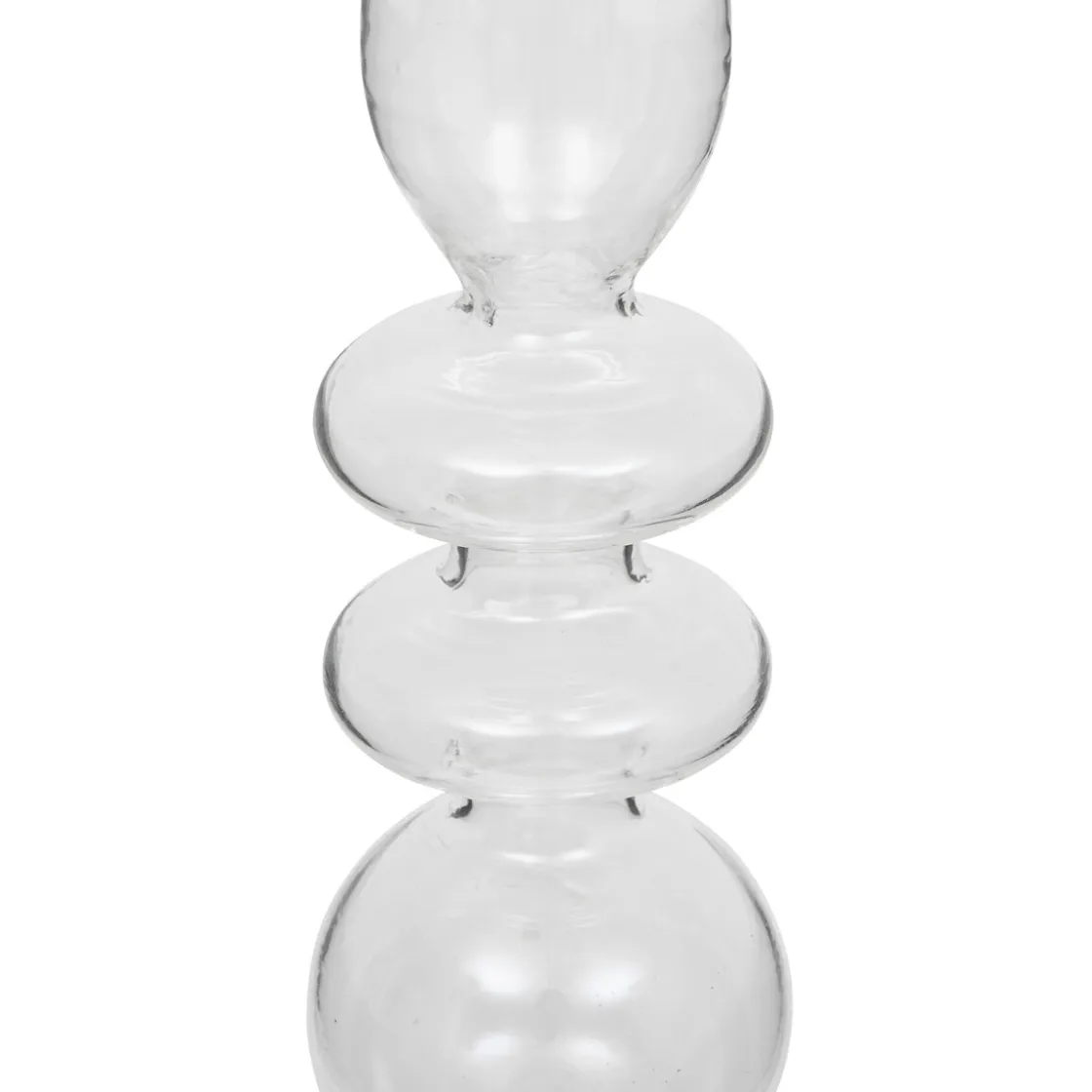 atmosphera Portavelas Y Candelabros|Estilo Contemporaneo>Candelabro Bulles Transparente 22cm