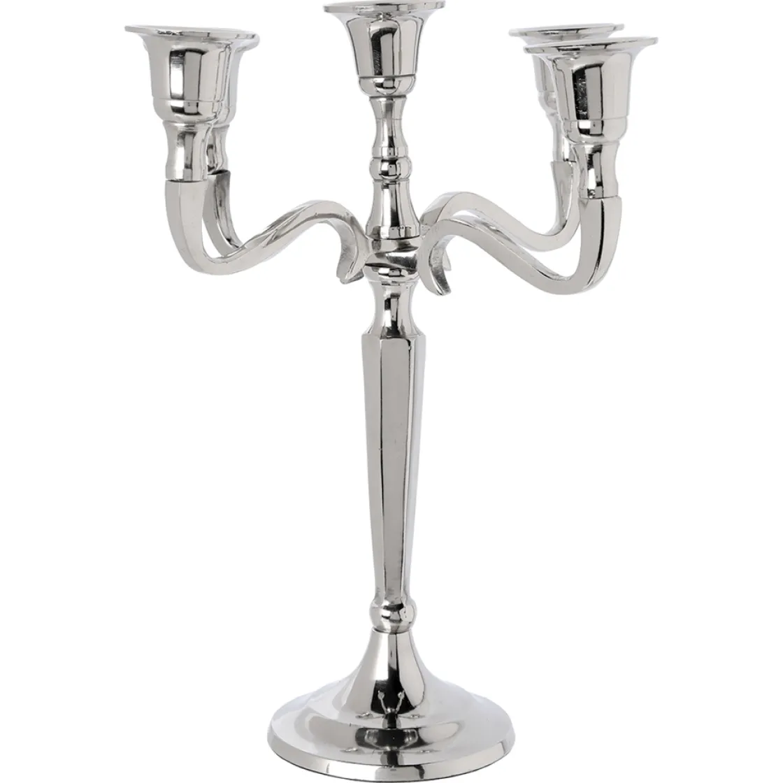 atmosphera Portavelas Y Candelabros|Estilo Contemporaneo>Candelabro De Metal Para 5 Velas 27Cm
