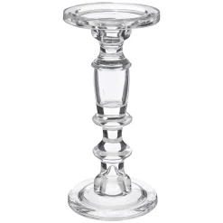 atmosphera Portavelas Y Candelabros>Candelabro De Vidrio 11.4x24.5Cm